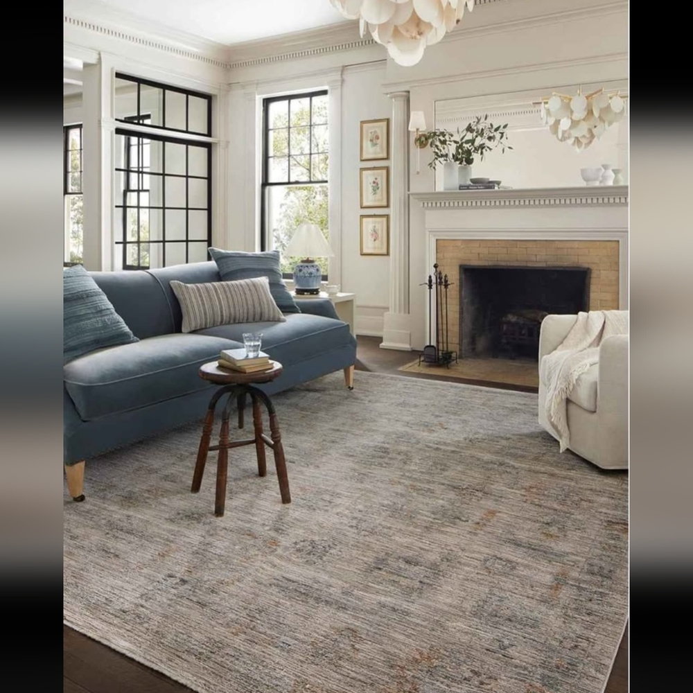 Loloi Jean Stoffer Katherine Collection KES-04 Pebble/Ocean 2'-7'' x 10'-0'', .2